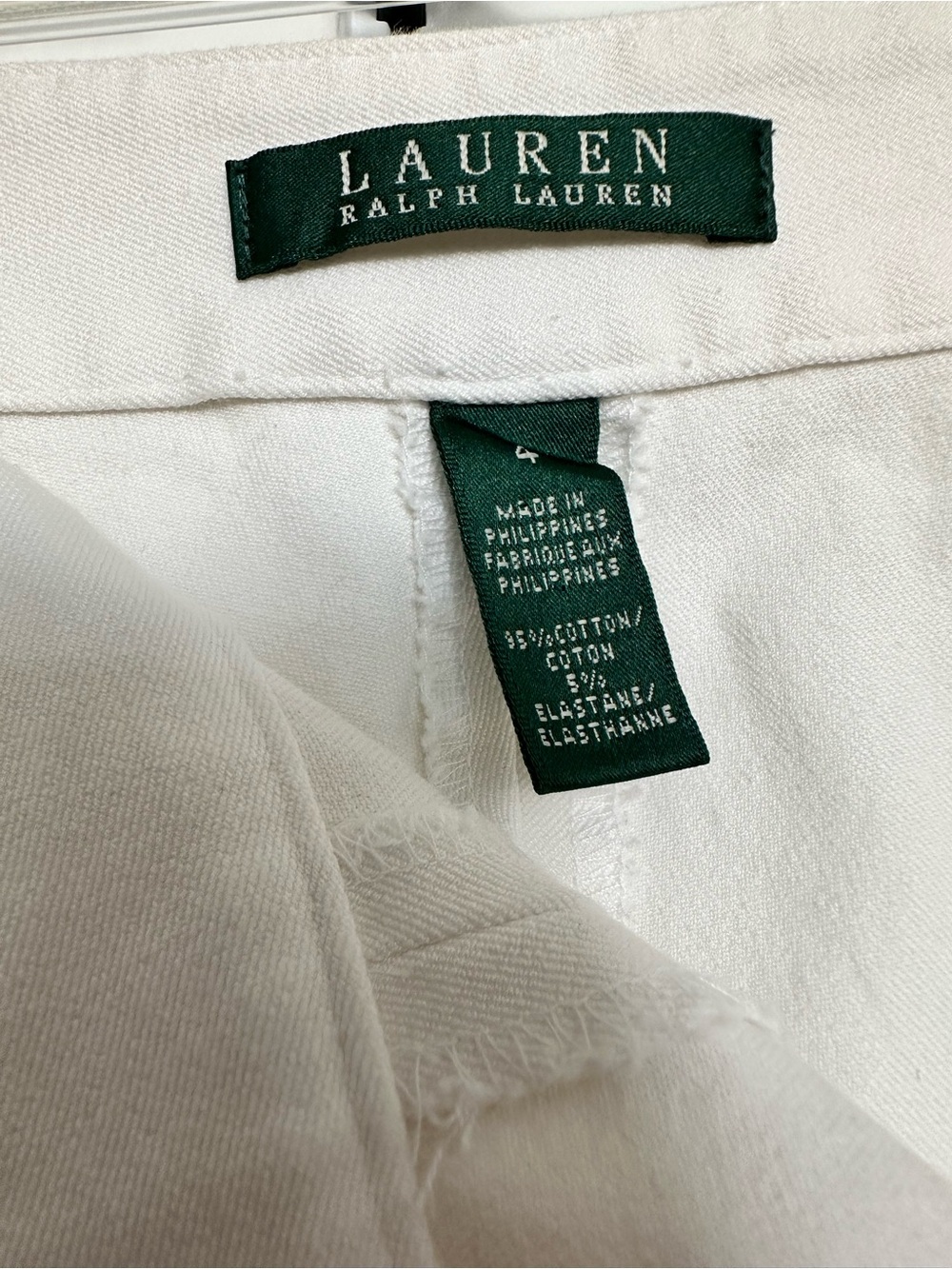 Lauren Ralph Lauren White Pants size 4 - Picture 4 of 8